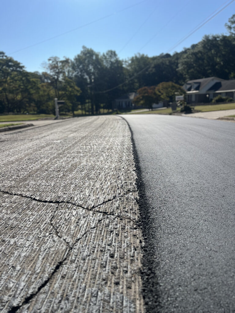 Asphalt paving work by Askew & Sons in Georgia