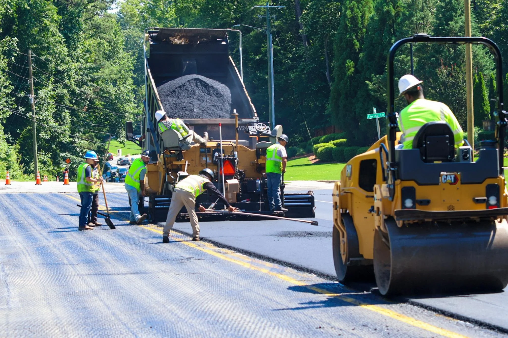 Askew & Sons paving project in Georgia